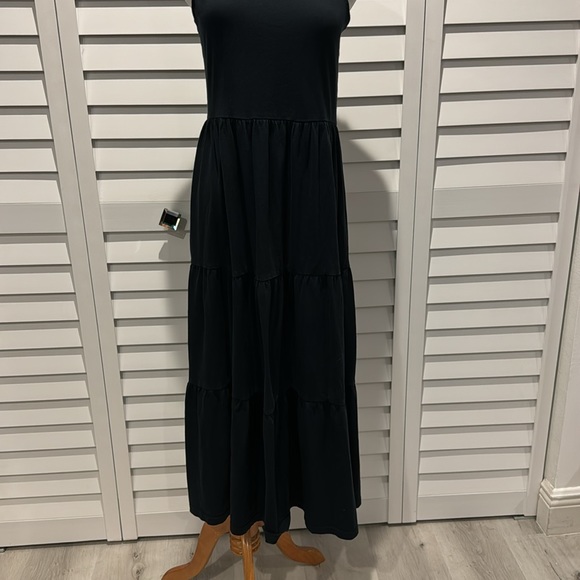 JCrew black Maxi 100% Cotton Dress - Picture 3 of 9